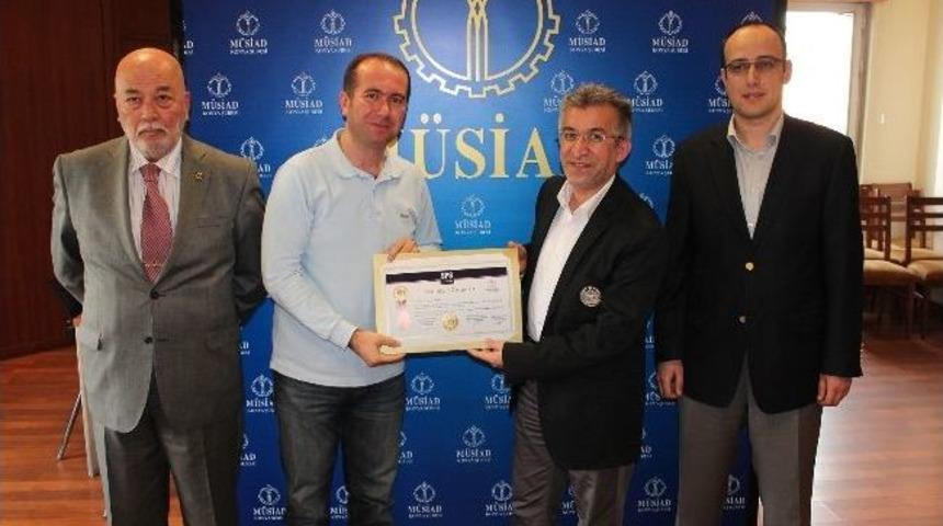 M&uuml;siad Konya Şubesi&rsquo;nde Sertifika T&ouml;reni