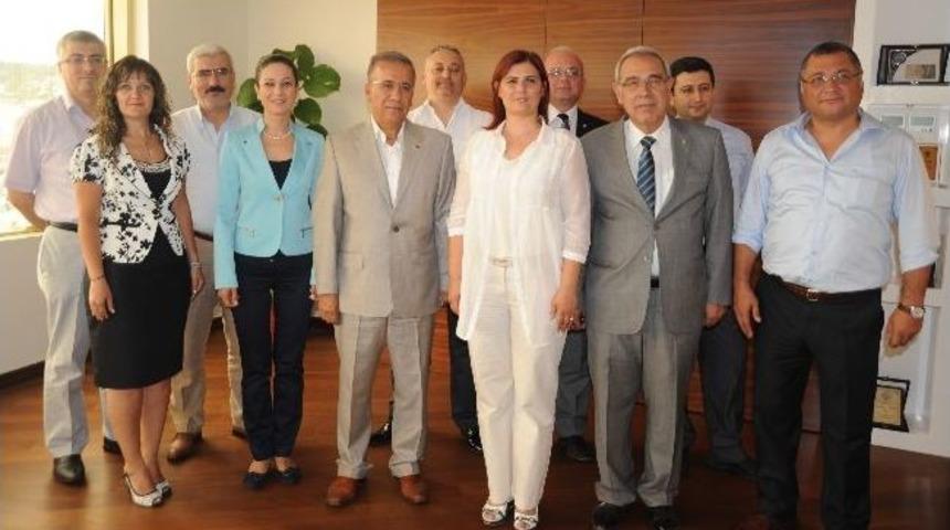 Aydın Sanayi Odası&rsquo;ndan Başkan &Ccedil;er&ccedil;ioğlu&rsquo;na Ziyaret