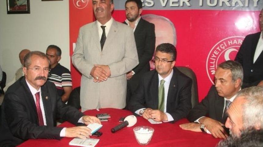 Mhp Milletvekilleri Erzincan&rsquo;da