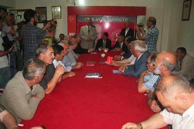 Mhp Milletvekilleri Erzincan’da