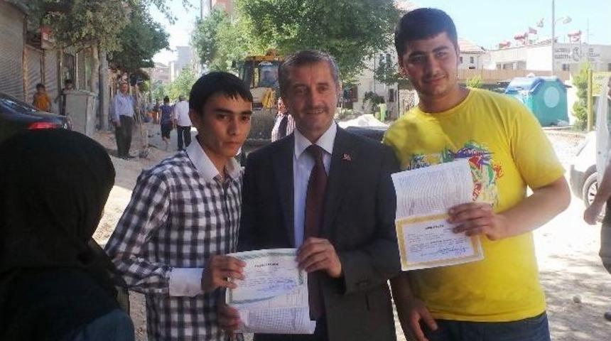 Karne Sevincini Başkan Tahmazoğlu İle Paylaştılar