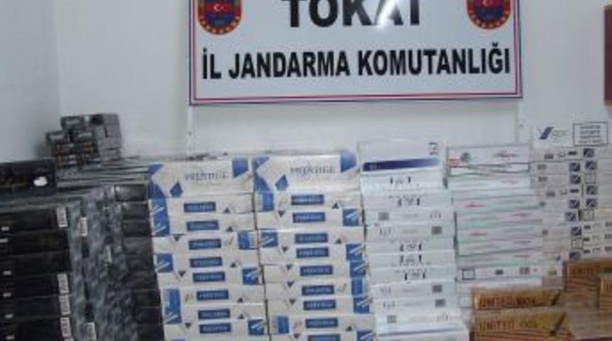 Tokat&rsquo;ta Ka&ccedil;ak Sigara Operasyonu