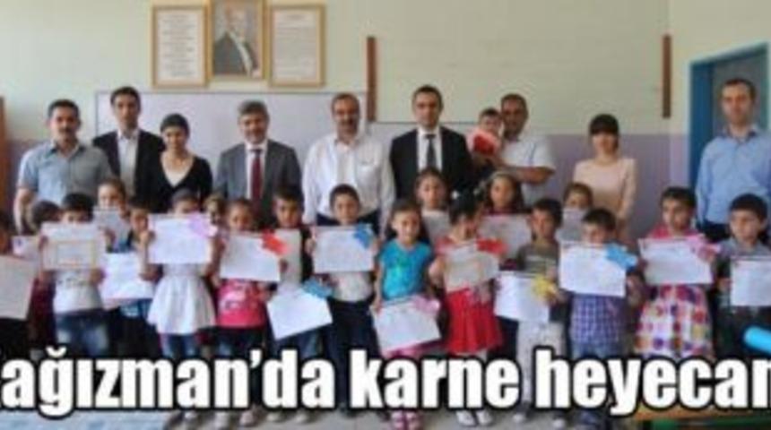Kağızman&rsquo;da karne heyecanı