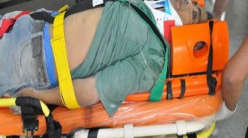 Beşinci Kattan D&uuml;şen İnşaat İş&ccedil;isi Yaralandı