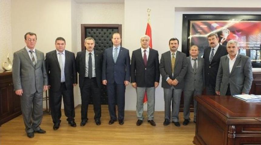 Borsa Başkanı &Ouml;zt&uuml;rk Ve Ekibinden Ziyaretler