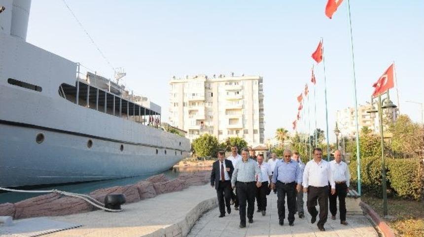G&uuml;m&uuml;şhane Belediye Başkanı Mustafa Canlı&rsquo;dan Başkan Kocamaz&rsquo;a Ziyaret