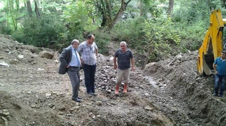 Başkan Kılı&ccedil;, İ&ccedil;me Suyu İshale Hattı &Ccedil;alışmalarını İnceledi