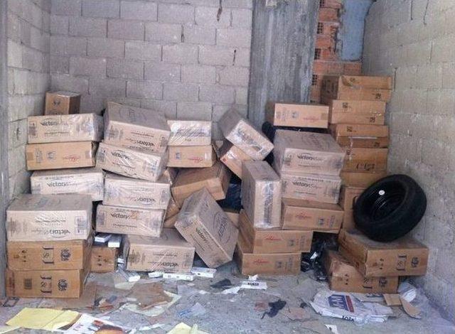 Gaziantep’te 61 Bin 250 Paket Kaçak Sigara Ele Geçirildi