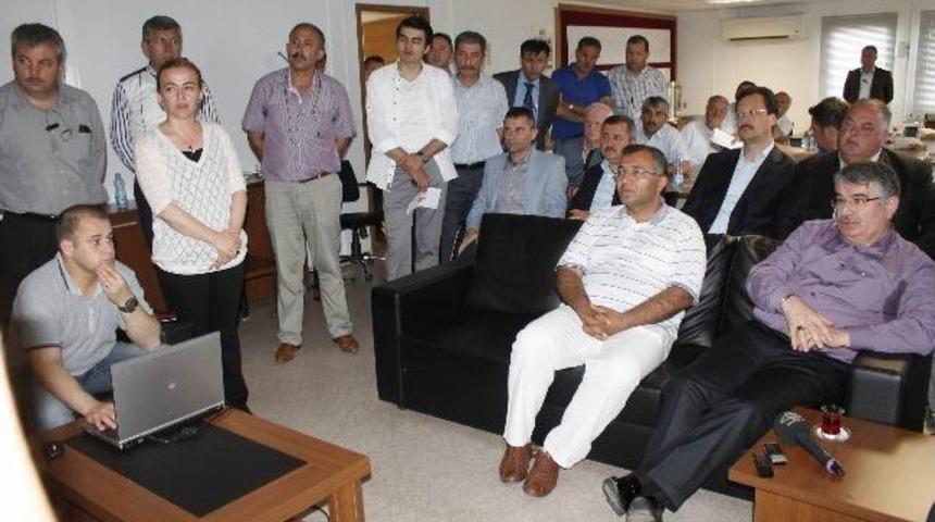 Milletvekili Şahin, &Ccedil;evre Yolu Şantiyesinde İncelemelerde Bulundu