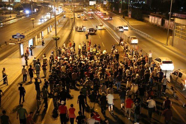 Taksim Protestoları Semtlere Yayıldı, E-5 Saatlerce Trafiğe Kapandı