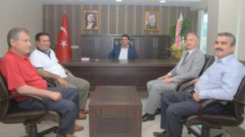 Esnaf Kefalet y&ouml;netiminden Ak Parti'ye Ziyaret