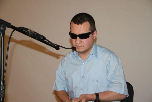 B&ouml;lge Hafızlık Yarışması nda G&ouml;rme Engelli M&uuml;ezzin Birinci Oldu 2