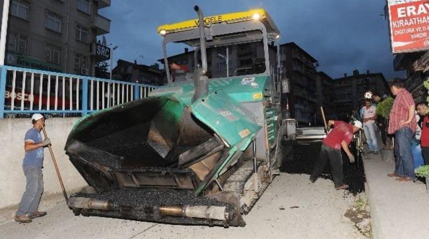 Ayasofya Kavşağı'nda &Ccedil;alışmalar Hızla S&uuml;r&uuml;yor