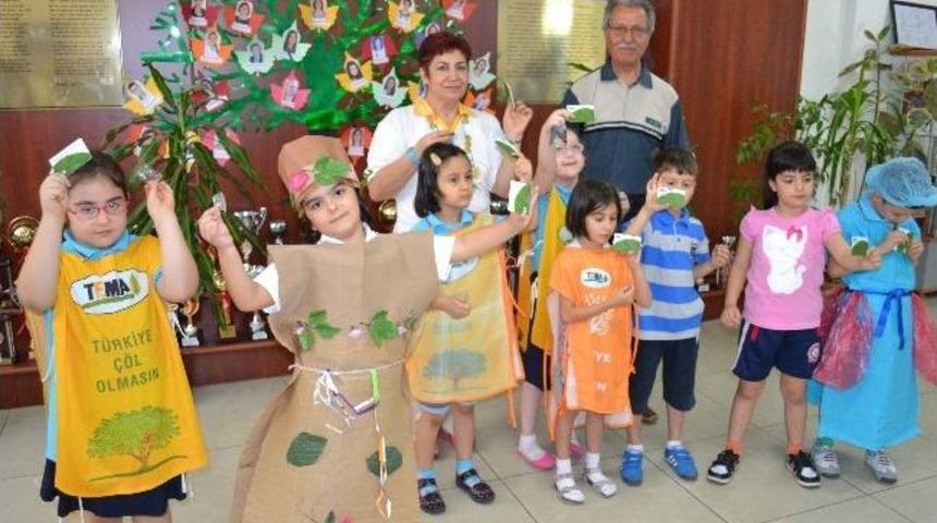 Aydın&rsquo;ın Yavru Tema&rsquo;cılarına Yeşil Yaprak &Ouml;d&uuml;l&uuml;