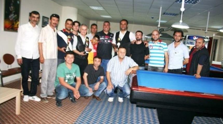 3 Bant Bilardo Turnuvası Ger&ccedil;ekleştirildi