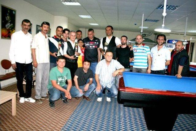 3 Bant Bilardo Turnuvası Gerçekleştirildi