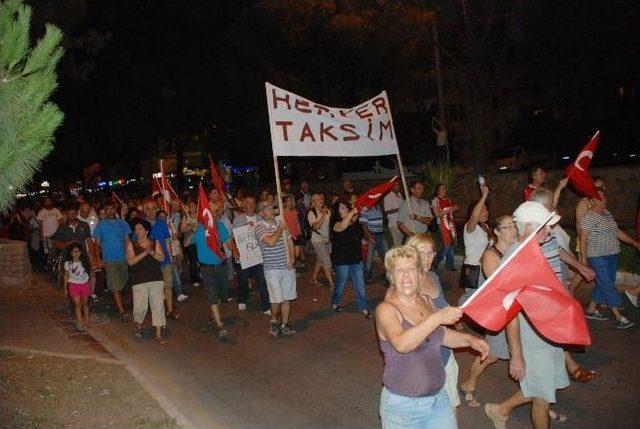 Didim Add’den Gezi Parkına Destek Yürüyüşü