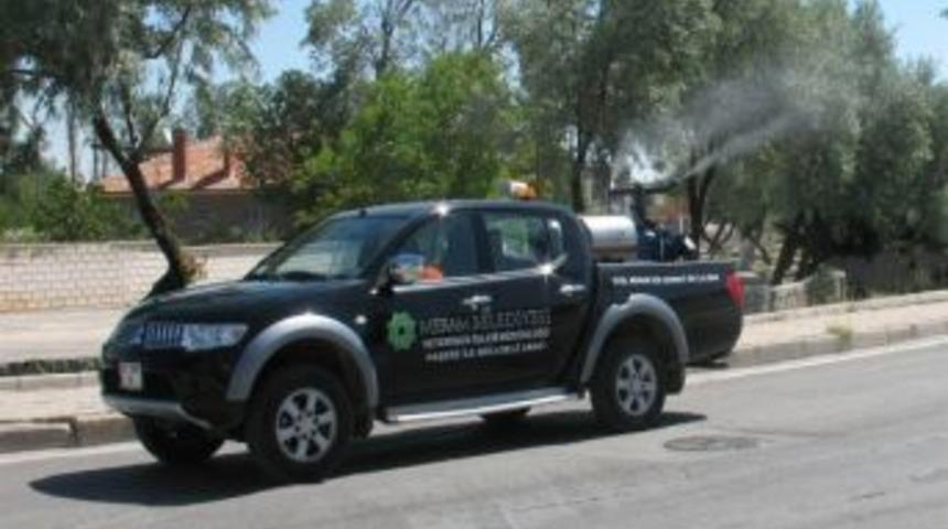 Meram&rsquo;da Haşereyle M&uuml;cadele S&uuml;r&uuml;yor