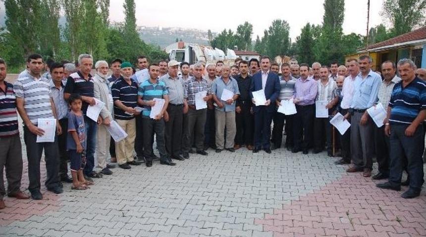 Eşref Din&ccedil;er&rsquo;de Tapu Sevinci