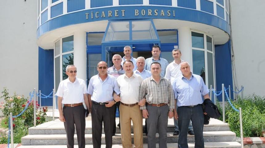 Başkan Kurtulan&rsquo;dan Ticaret Borsası&rsquo;na Ziyaret