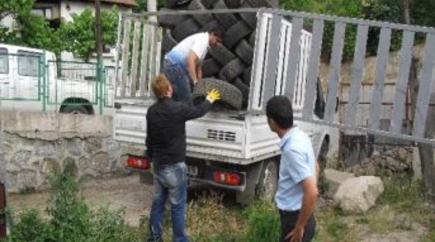 Atık Lastikler Ekonomiye Kazandırılıyor