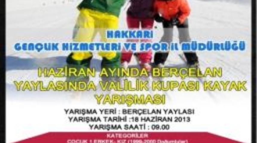 3 Bin 500 Rakımda Valilik Kupası Kayak Yarışması Hazırlıkları