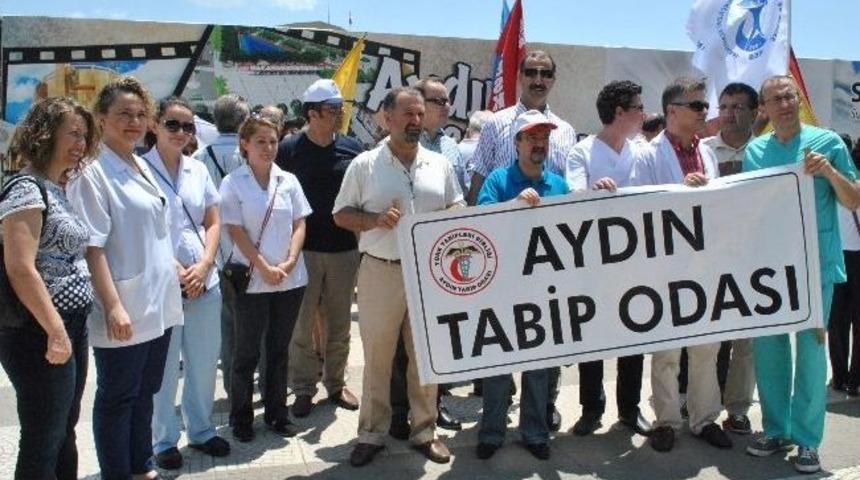 Aydın&rsquo;da Taksim Grevi