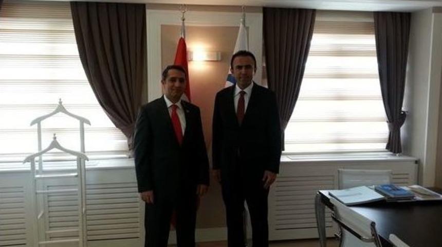 Kotan Sgk Başkan Yardımcıları İle G&ouml;r&uuml;şt&uuml;