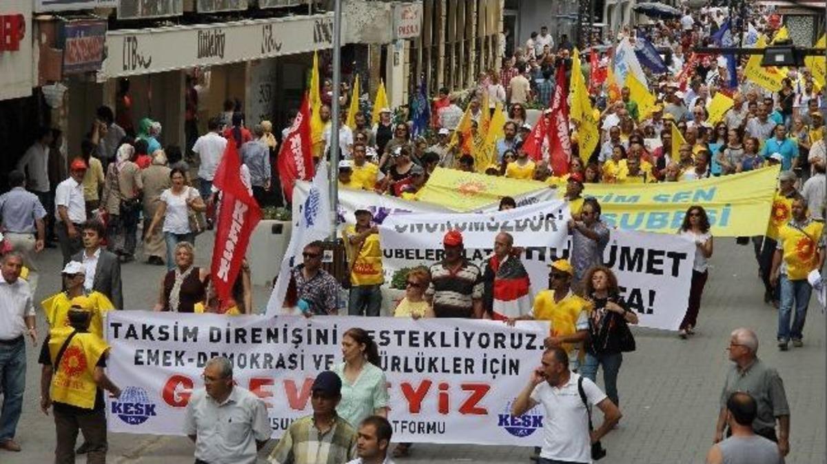 Gezi Parkı&rsquo;na Destek Grevi Ve Y&uuml;r&uuml;y&uuml;ş&uuml;