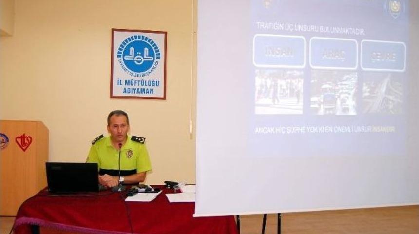 İmamlara &lsquo;trafik Bilinci&rsquo; Eğitimi Verildi