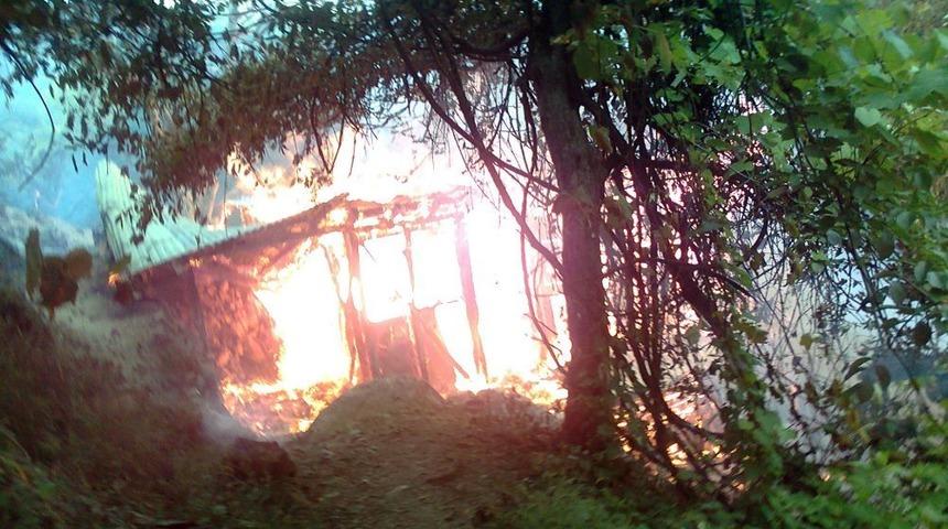 Giresun'daki Yangında Bir Kişi Hayatını Kaybetti