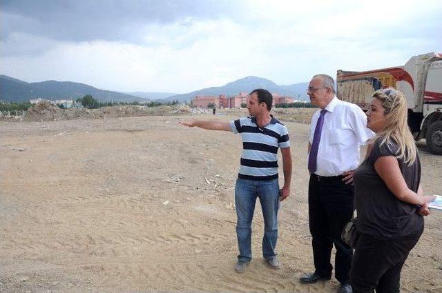 Manisa'da Kent Park Projesinde Çalışmalar Başladı