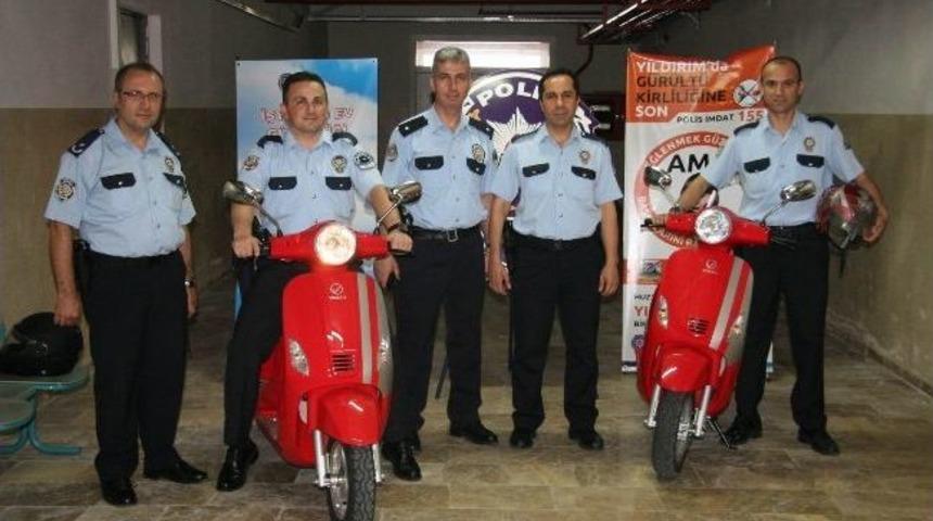 Polislere Elektrikli Motosiklet