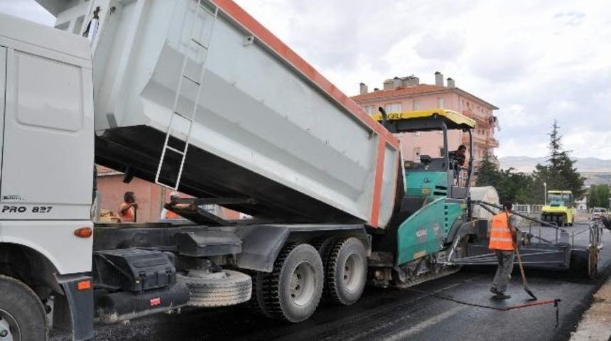 Kırşehir&rsquo;de Asfalt &Ccedil;alışmaları Hız Kazandı
