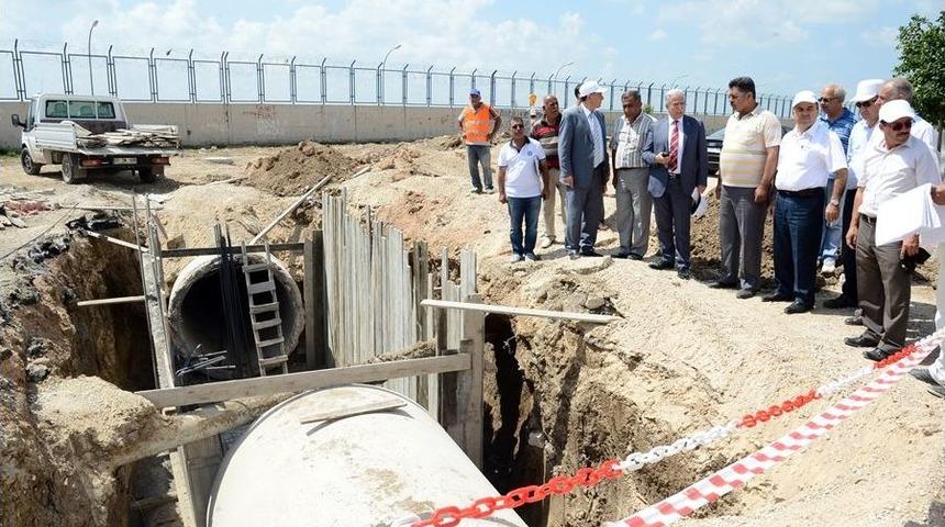 Aldırmaz, ASKİ Ekiplerinin &Ccedil;alışmalarını Denetledi