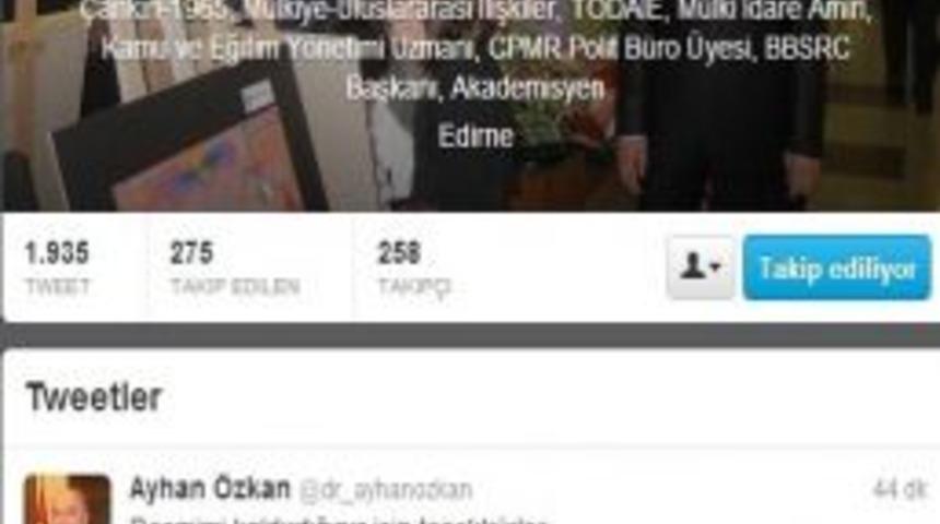 Vali Yardımcısı &Ouml;zkan İsim Benzerliğinin Kurbanı Oldu