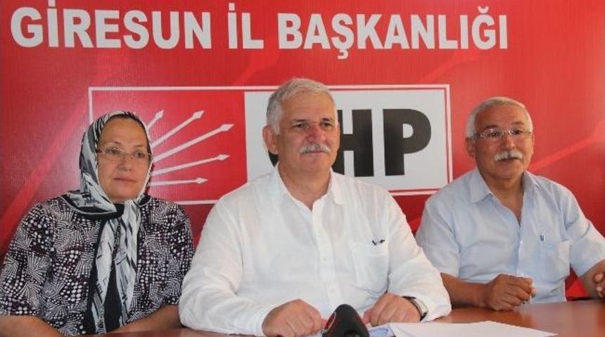 Chp Giresun'da Yerel Se&ccedil;imler İ&ccedil;in Aday Adaylığı S&uuml;recini Başlattı