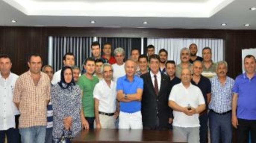 Başkan Evcilmen B&uuml;fecilerle Bir Araya Geldi