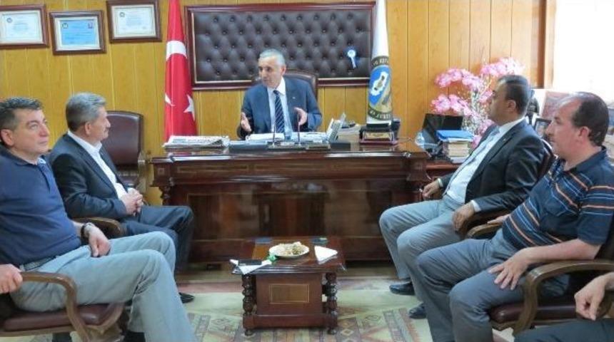 Ticaret Borsası&rsquo;ndan Mesob Ve Eskk&rsquo;ya Ziyaret