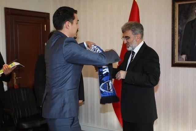 Bakan Yıldız Kayseri Erciyesspor Yönetim Kurulunu Kabul Etti