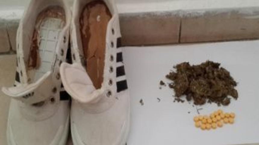 Cezaevine Kargoyla G&ouml;nderilen Ayakkabıdan Uyuşturucu &Ccedil;ıktı