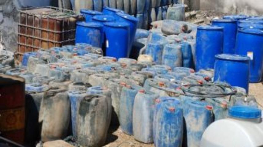 Kırıkhan'da Ka&ccedil;ak Mazot Operasyonu