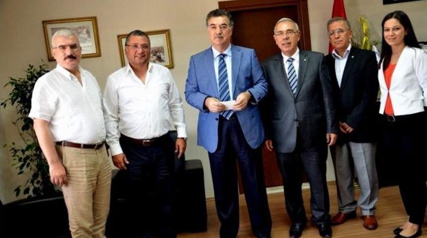 Vali Al&rsquo;dan Aydın Sanayi Odası Ve Aydın Ticaret Borsası&rsquo;na Ziyaret