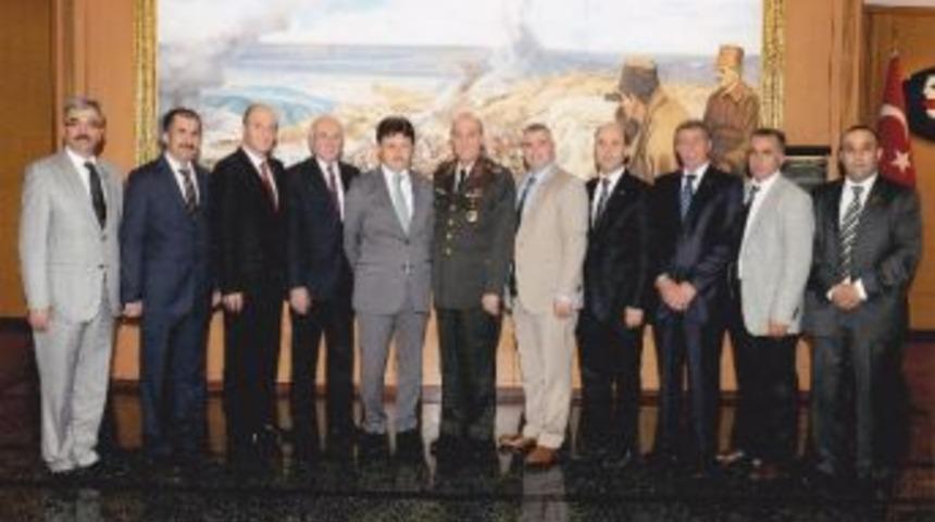 Boz&uuml;y&uuml;k Tso'dan Kara Kuvvetleri Komutanı Orgeneral Kıvrıkoğlu'na Ziyaret