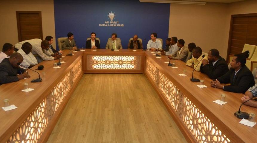 Sudanlı Gen&ccedil;ler AK Parti&rsquo;nin Tecr&uuml;besinden Yararlanmak I&ccedil;in Bursa&rsquo;da