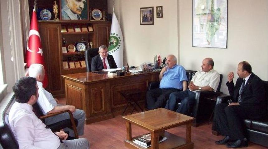 Tso Başkanı Sarsık Kaymakam Yaman Ve Başkan G&uuml;lşen&rsquo;i Ziyaret Etti