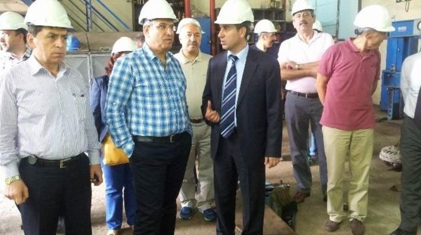 E.&uuml;.a.ş Genel M&uuml;d&uuml;r&uuml; Orhaneli Termik Santralinde&nbsp;incelemelerde Bulundu