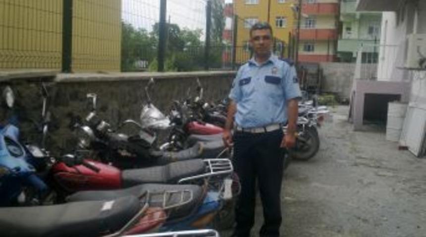 Kağızman trafik ekiplerinden motosiklet uygulaması