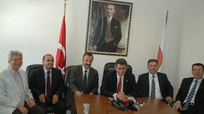 Tbb Başkanı Feyzioğlu&rsquo;ndan Eskişehir Baro Başkanı &Ouml;ztekin&rsquo;e Ziyaret