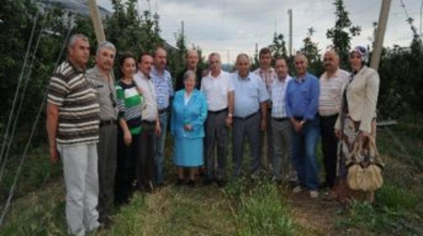 Milletvekili Bakır&rsquo;ın Meyve Bah&ccedil;esi Ziyareti